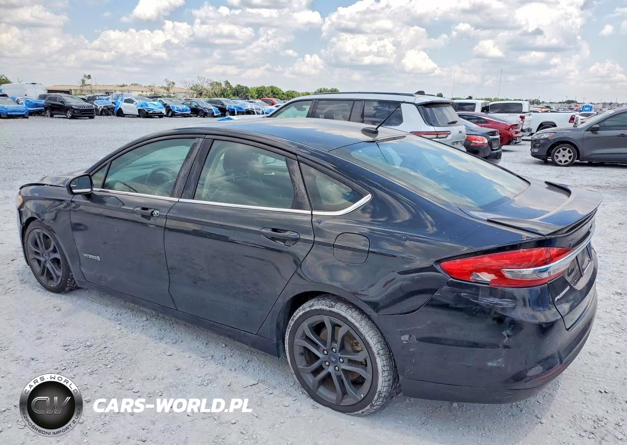 2018 Ford Fusion Se Hybrid VIN:3FA6P0LU9JR123999 - 2