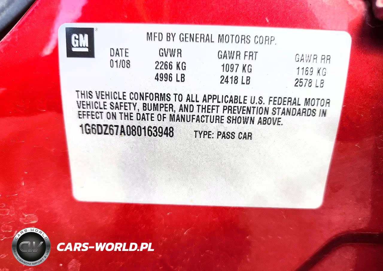 2008 Cadillac Sts VIN:1G6DZ67A080163948 - 12