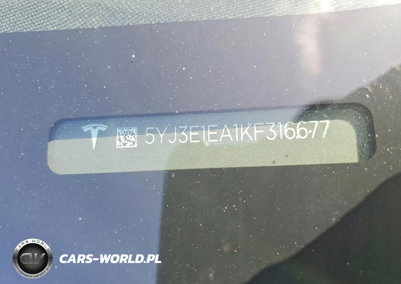2019 Tesla Model 3 VIN:5YJ3E1EA1KF316677 - 12