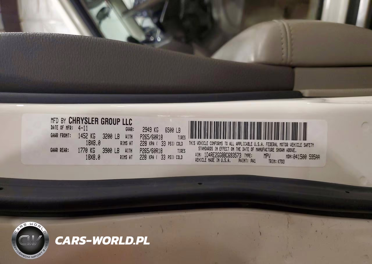2011 Dodge Durango Express VIN:1D4RE2GG8BC693573 - 13