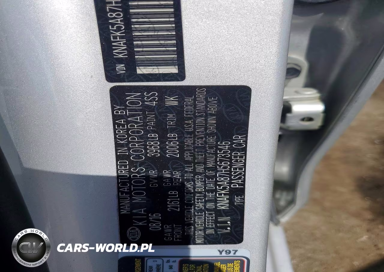 2017 Kia Forte Lx VIN:KNAFK5A87H5673546 - 12
