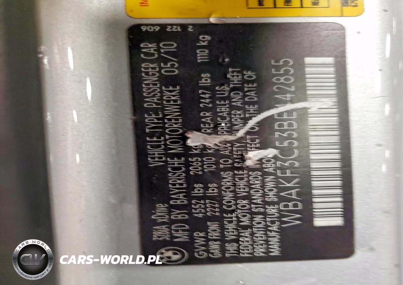 2011 BMW 328 Xi VIN:WBAKF3C53BE442855 - 12