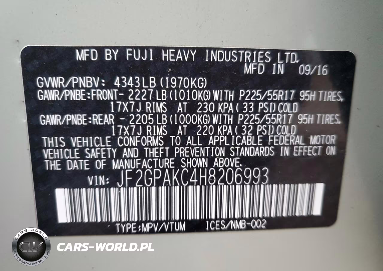 2017 Subaru Crosstrek Limited VIN:JF2GPAKC4H8206993 - 14