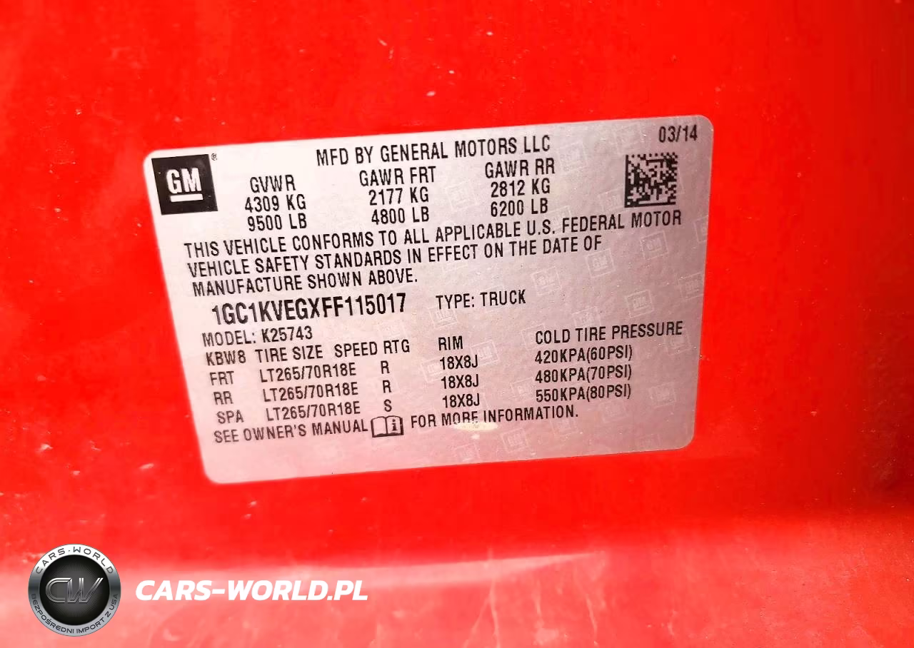 2015 Chevrolet Silverado K2500 Heavy Duty Lt VIN:1GC1KVEGXFF115017 - 12