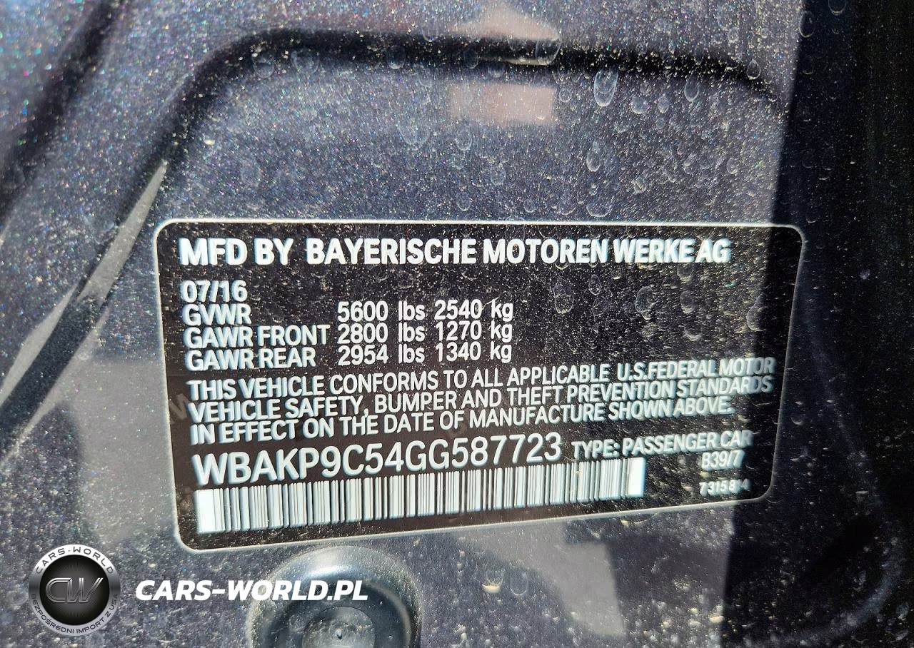 2016 BMW 550 Xi VIN:WBAKP9C54GG587723 - 12