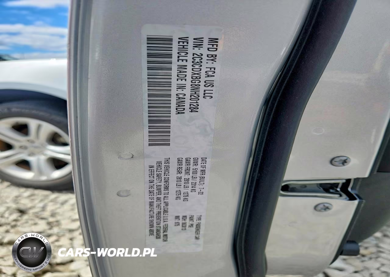 2022 Dodge Charger Sxt VIN:2C3CDXBG8NH201284 - 12