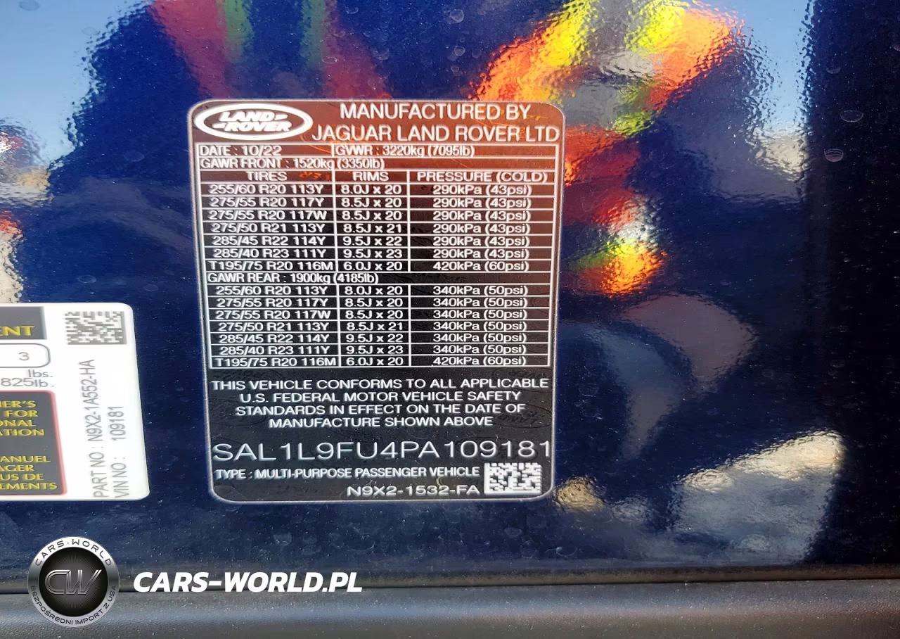 2023 Land Rover Range Rover Sport Dynamic Se VIN:SAL1L9FU4PA109181 - 13