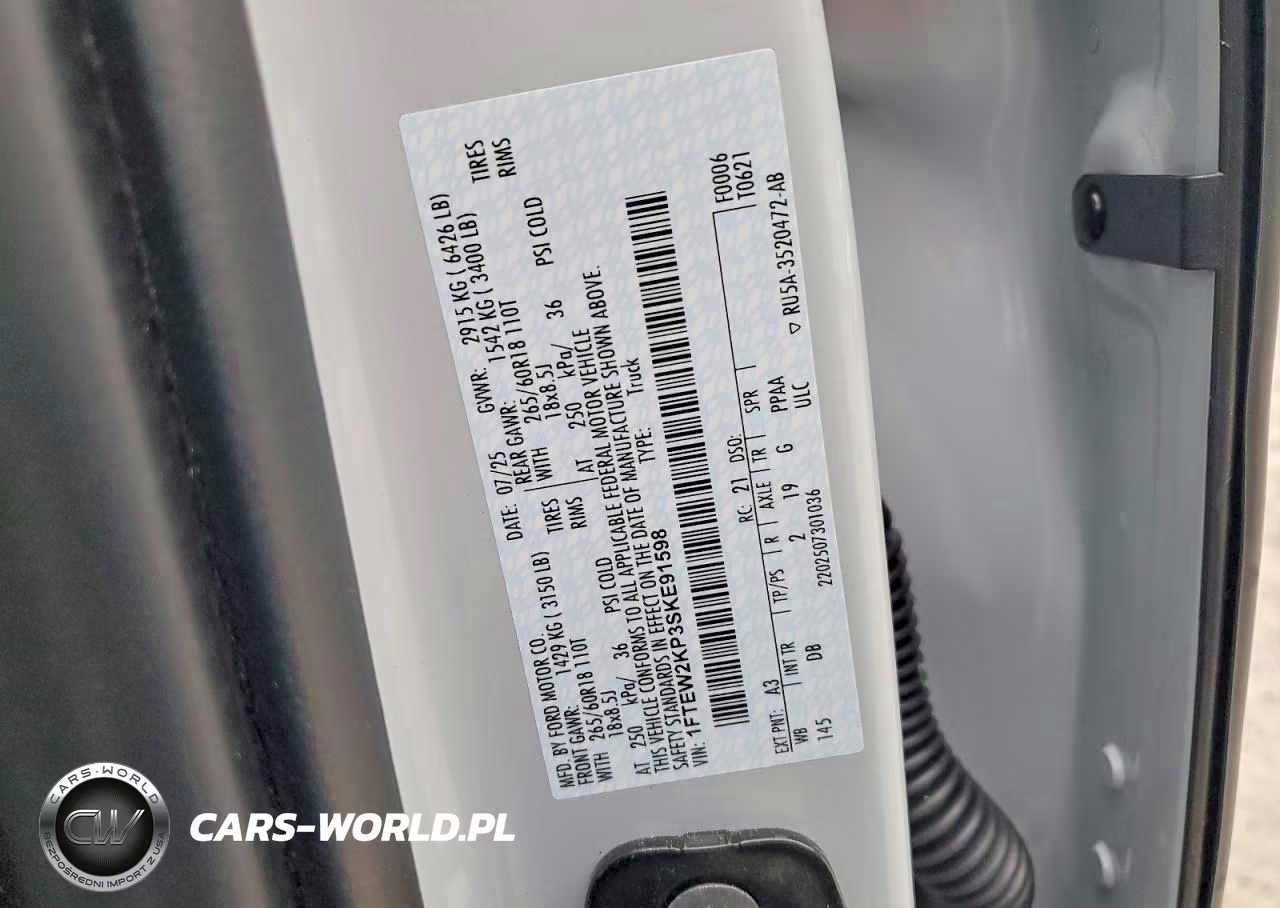 2025 Ford F150 Stx VIN:1FTEW2KP3SKE91598 - 13
