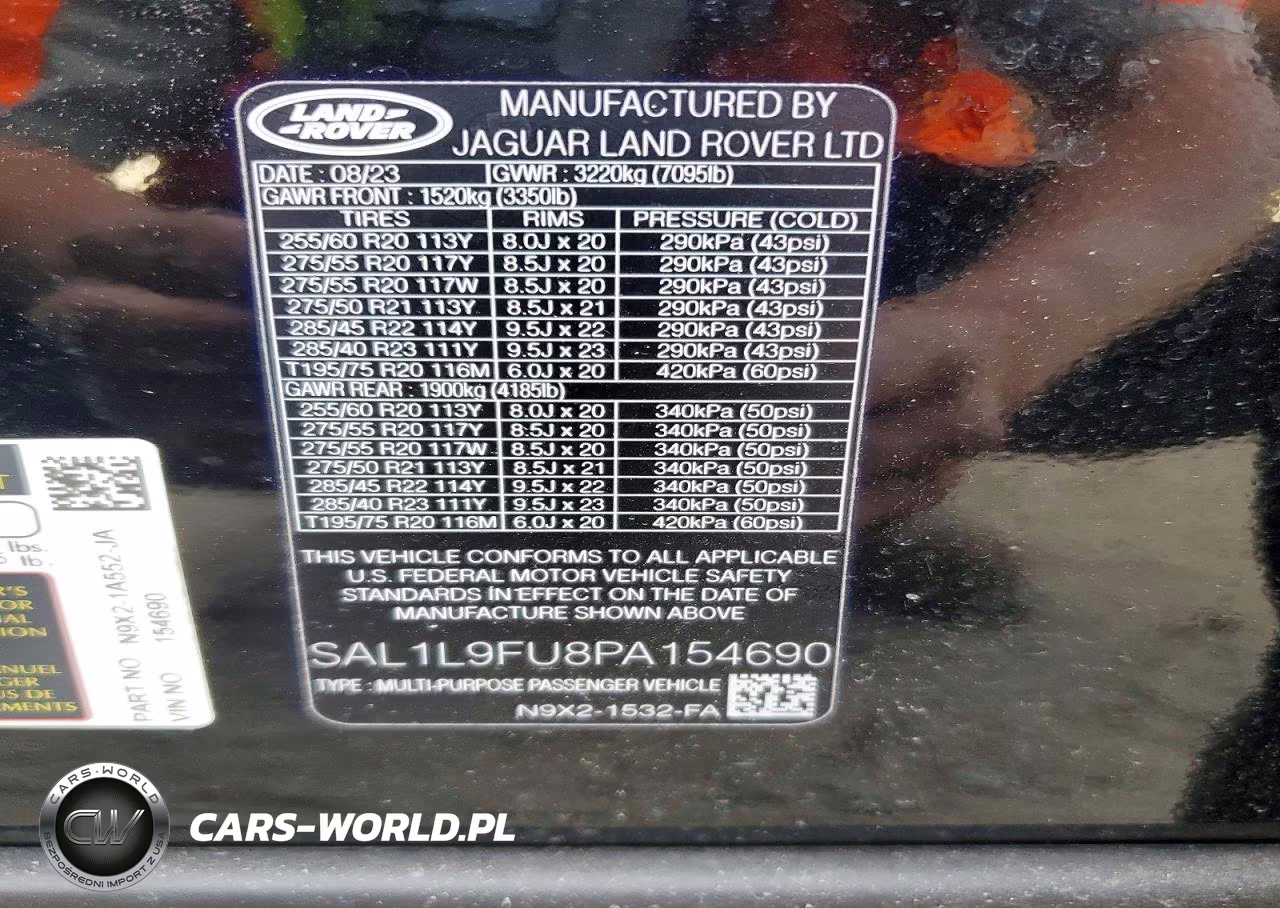 2023 Land Rover Range Rover Sport Dynamic Se VIN:SAL1L9FU8PA154690 - 13