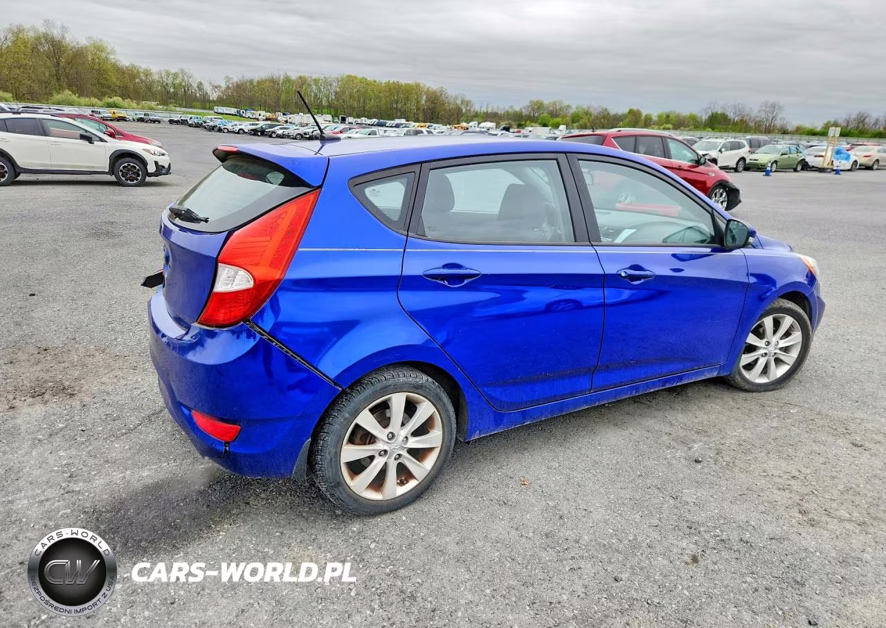 2013 Hyundai Accent Se VIN:KMHCU5AE6DU069603 - 3