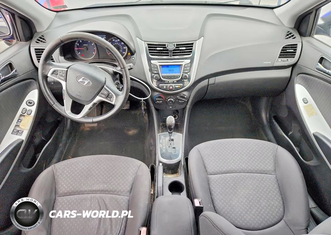 2013 Hyundai Accent Se VIN:KMHCU5AE6DU069603 - 8