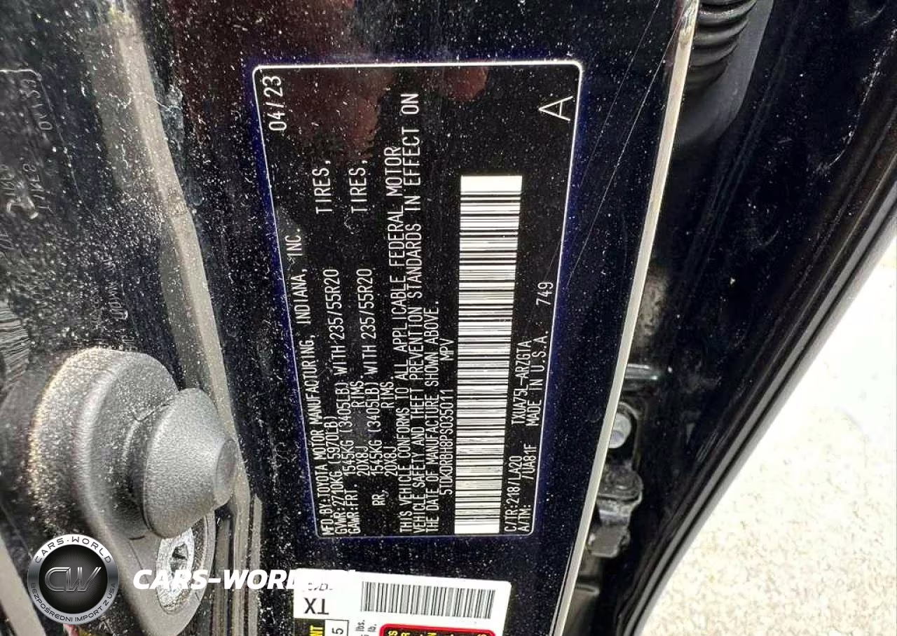 2023 Toyota Highlander Platinum VIN:5TDKDRBH8PS035011 - 10