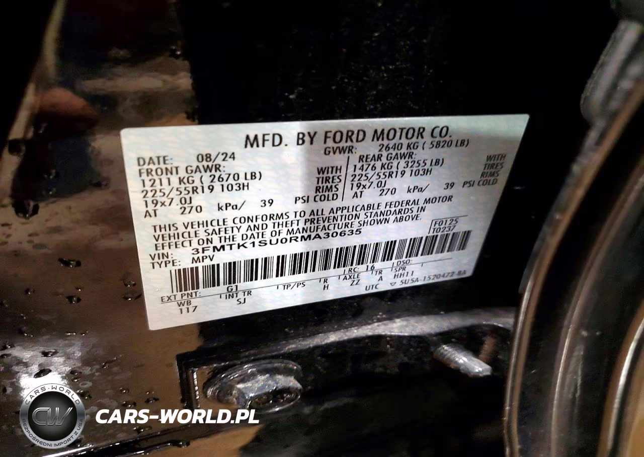 2024 Ford Mustang Mach-E Select VIN:3FMTK1SU0RMA30635 - 14