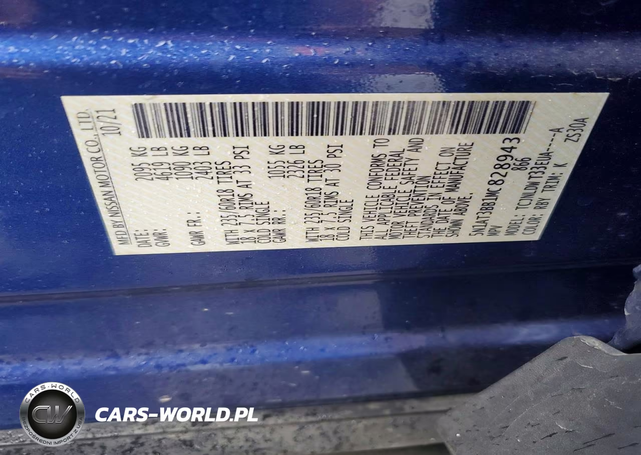 2021 Nissan Rogue Sv VIN:5N1AT3BB1MC828943 - 13