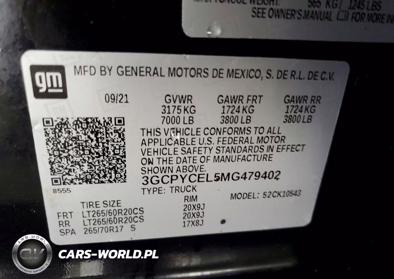 2021 Chevrolet Silverado K1500 Trail Boss Custom VIN:3GCPYCEL5MG479402 - 12
