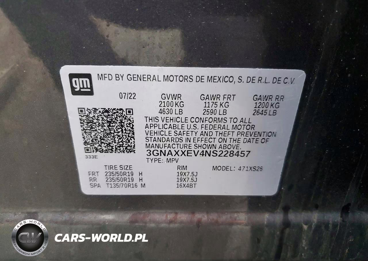 2022 Chevrolet Equinox Premier VIN:3GNAXXEV4NS228457 - 13