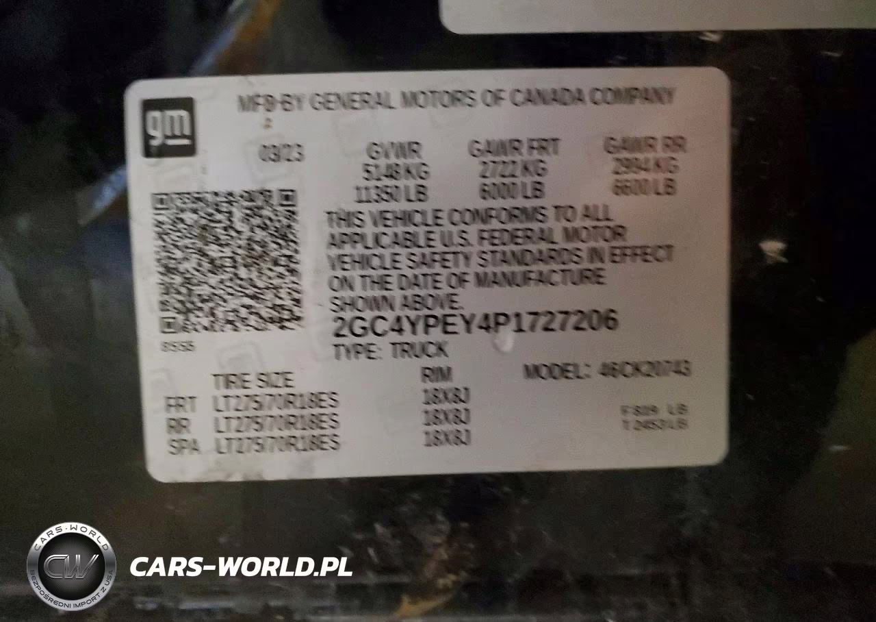 2023 Chevrolet 2500 Hd VIN:2GC4YPEY4P1727206 - 12