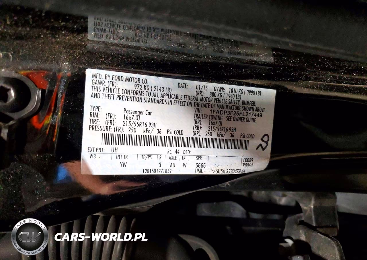 2015 Ford Focus Se VIN:1FADP3F25FL217449 - 12
