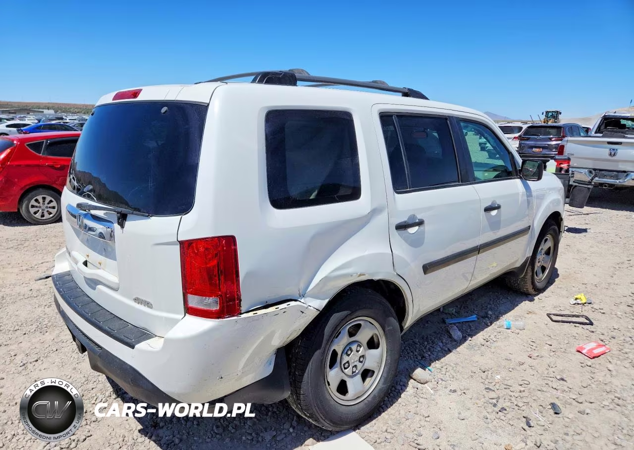 2015 Honda Pilot Lx VIN:5FNYF4H2XFB062174 - 3