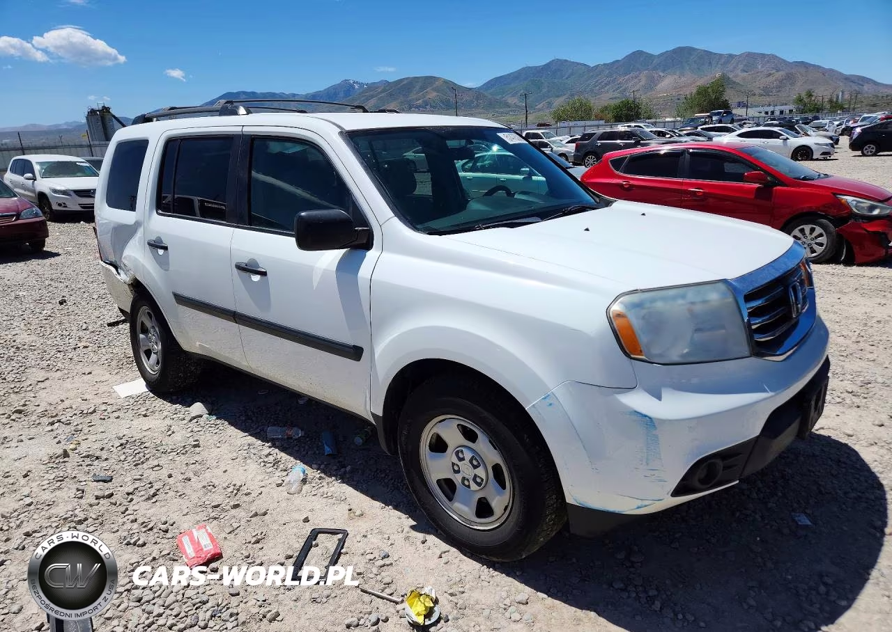 2015 Honda Pilot Lx VIN:5FNYF4H2XFB062174 - 4