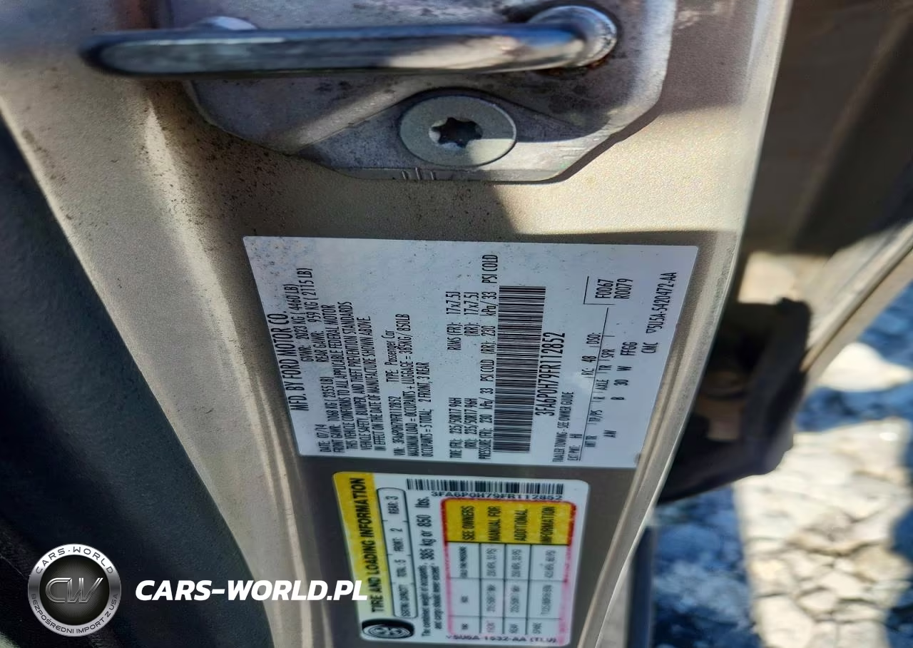 2015 Ford Fusion Se VIN:3FA6P0H79FR112852 - 12