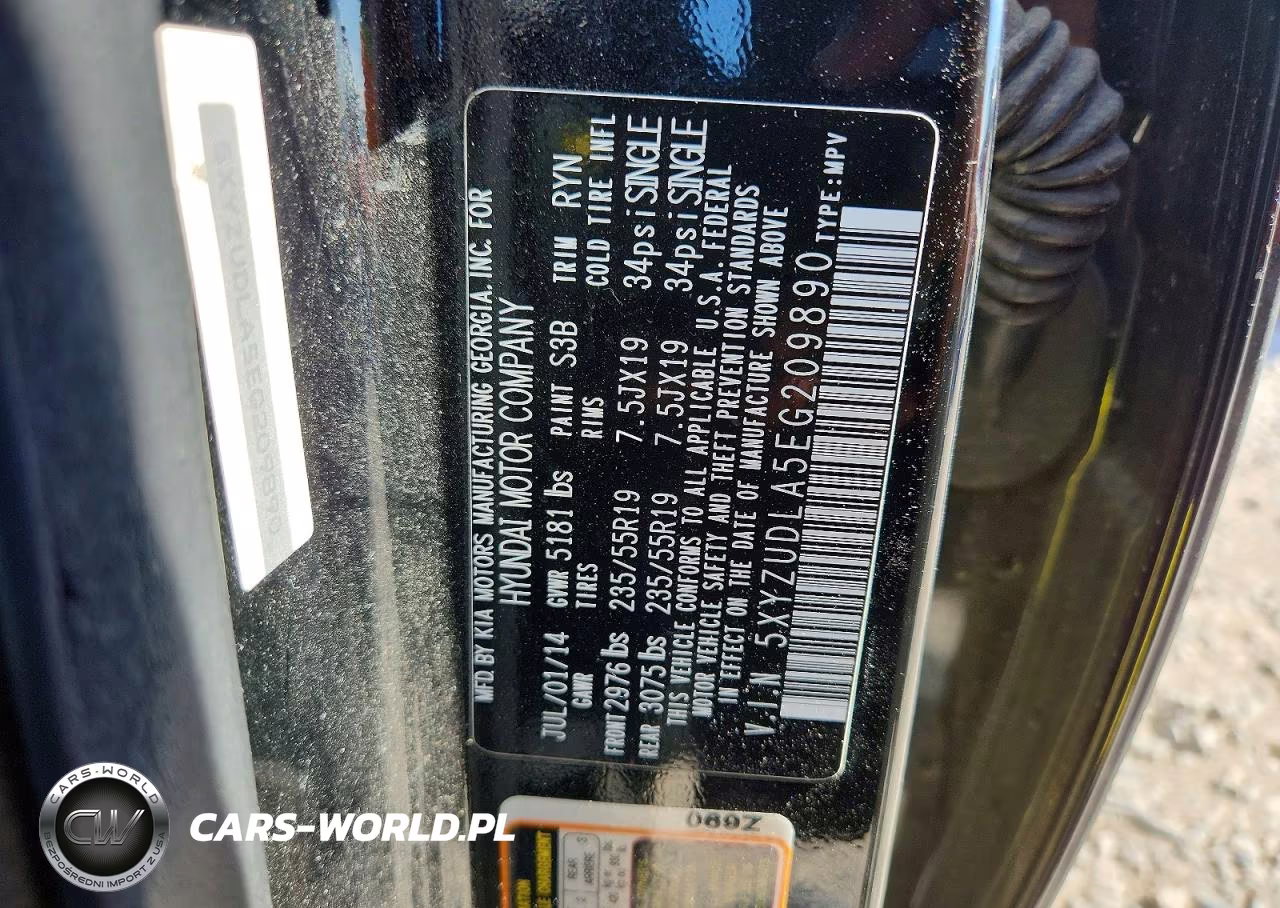 2014 Hyundai Santa Fe Sport 2.0T VIN:5XYZUDLA5EG209890 - 13