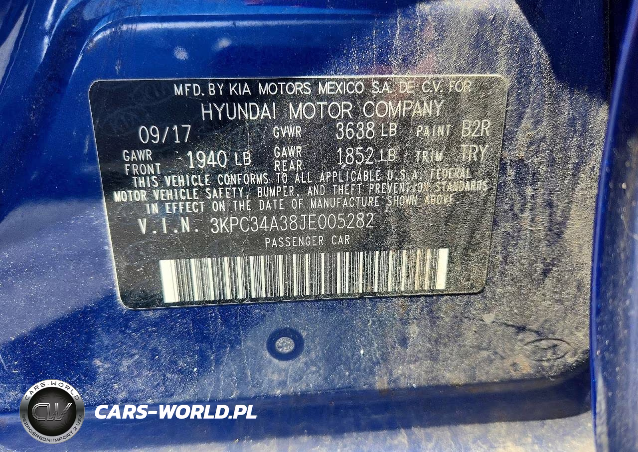 2018 Hyundai Accent Limited VIN:3KPC34A38JE005282 - 12
