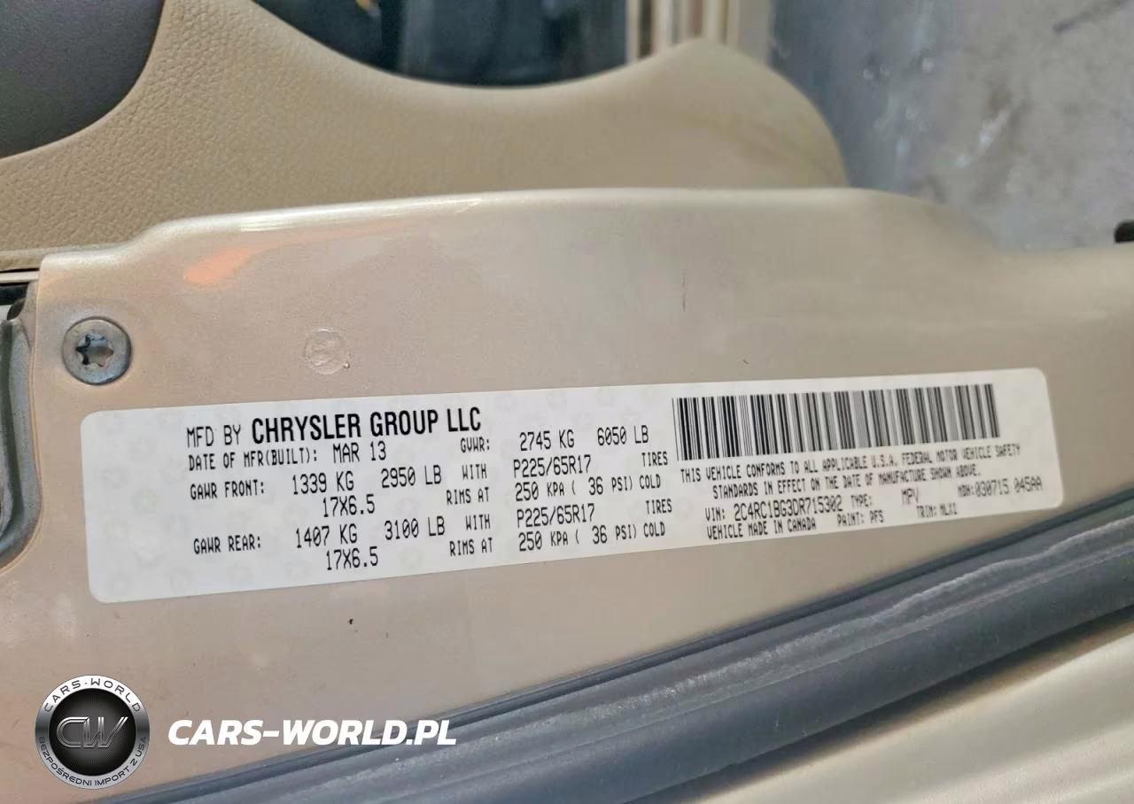 2013 Chrysler Town & Country Touring VIN:2C4RC1BG3DR715302 - 13