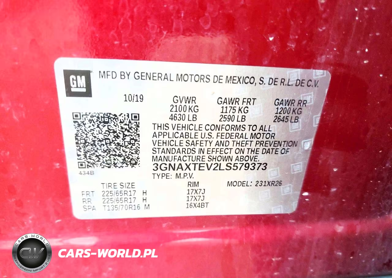2020 Chevrolet Equinox Lt VIN:3GNAXTEV2LS579373 - 13