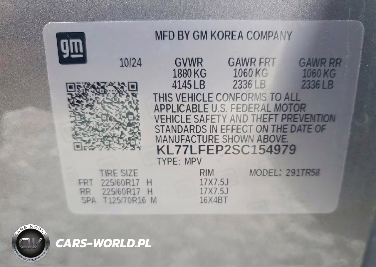 2025 Chevrolet Trax Ls VIN:KL77LFEP2SC154979 - 12