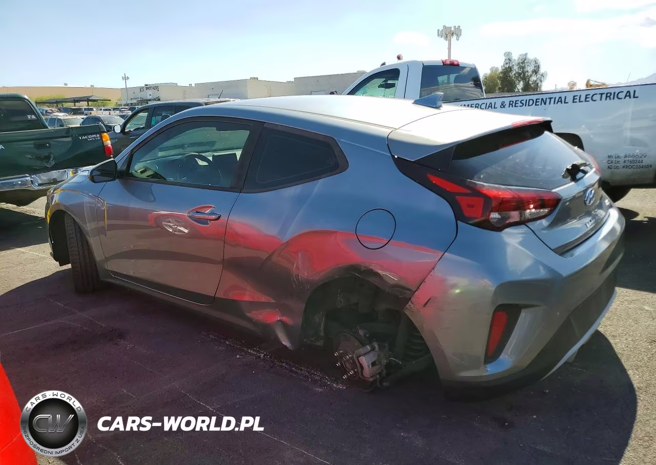 2019 Hyundai Veloster 2.0L VIN:KMHTG6AF4KU018121 - 2