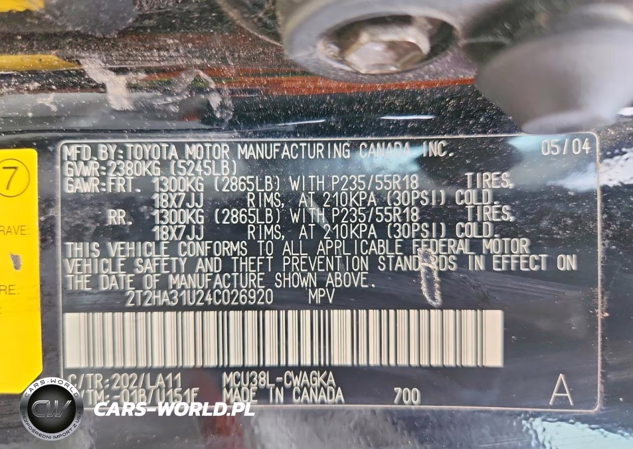 2004 Lexus Rx 330 VIN:2T2HA31U24C026920 - 14