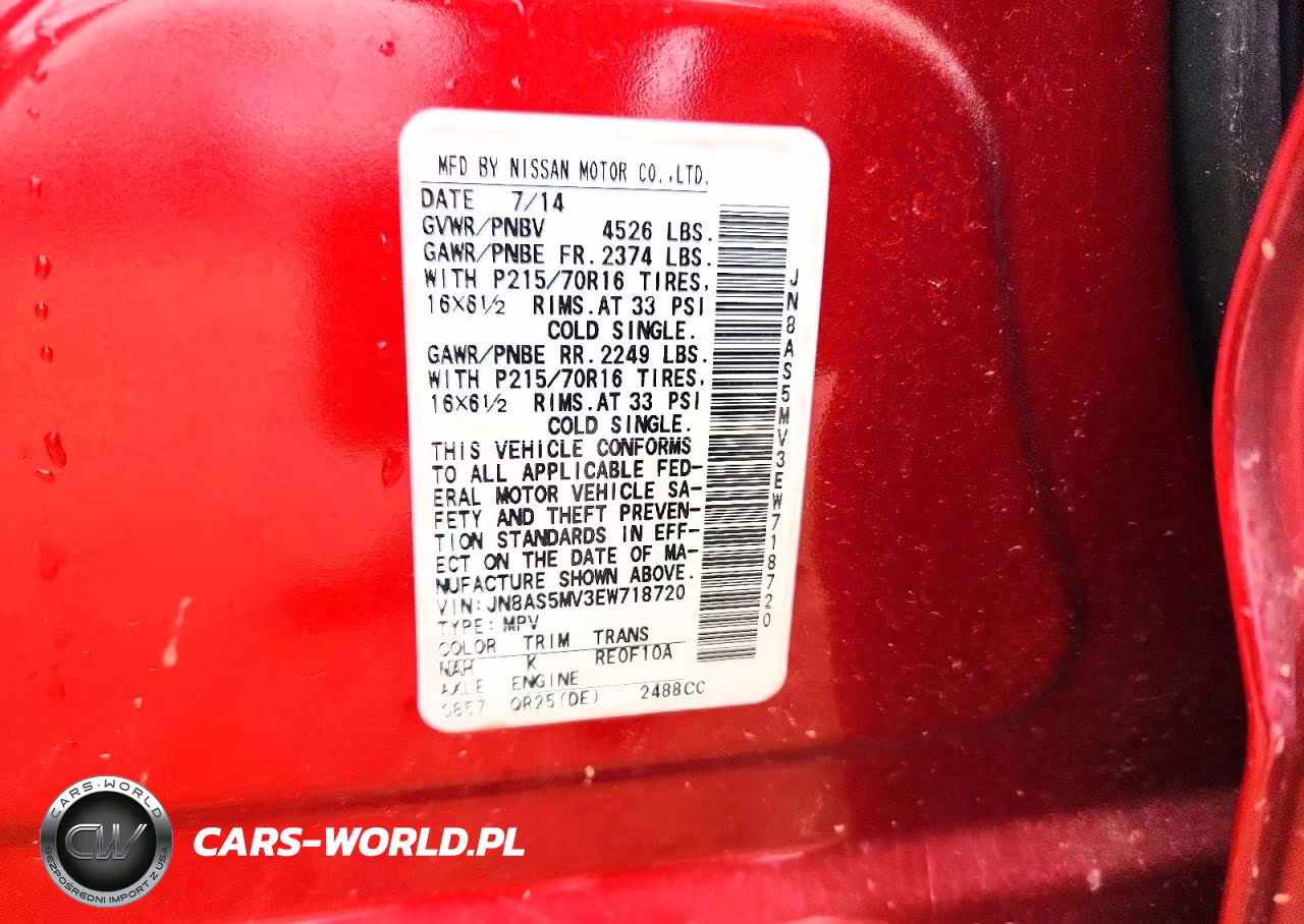 2014 Nissan Rogue Select S VIN:JN8AS5MV3EW718720 - 13