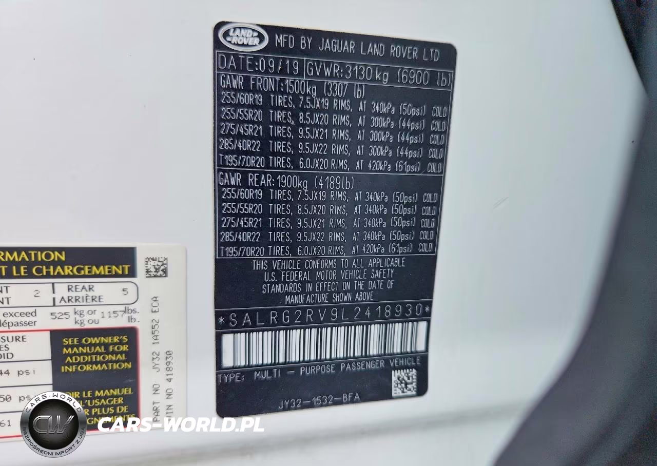 2020 Land Rover Discovery Se VIN:SALRG2RV9L2418930 - 13