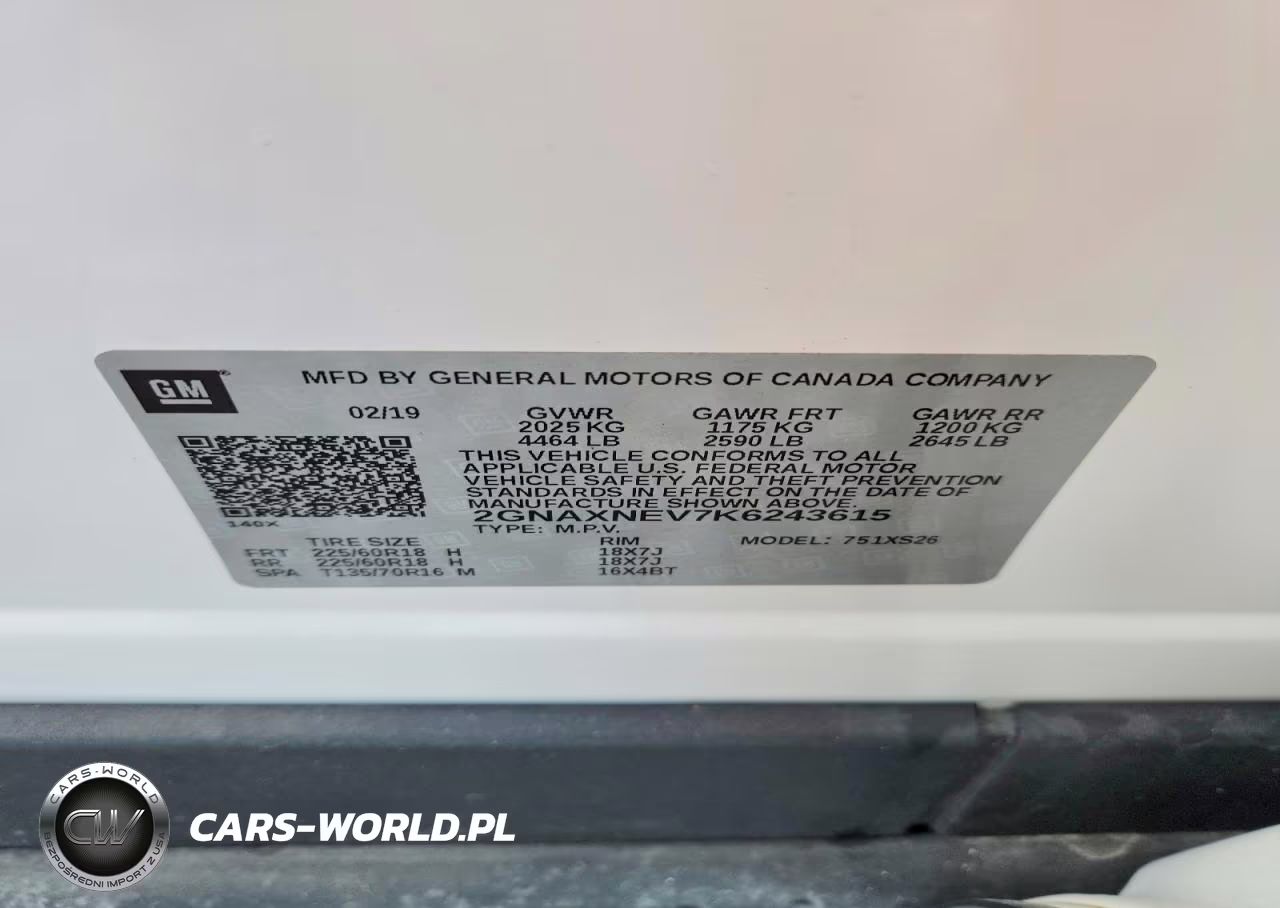 2019 Chevrolet Equinox Premier VIN:2GNAXNEV7K6243615 - 12