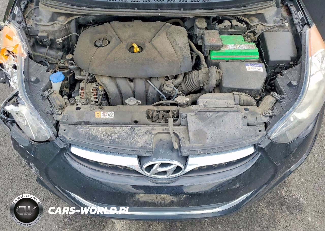 2013 Hyundai Elantra Gls VIN:KMHDH4AE3DU999557 - 11