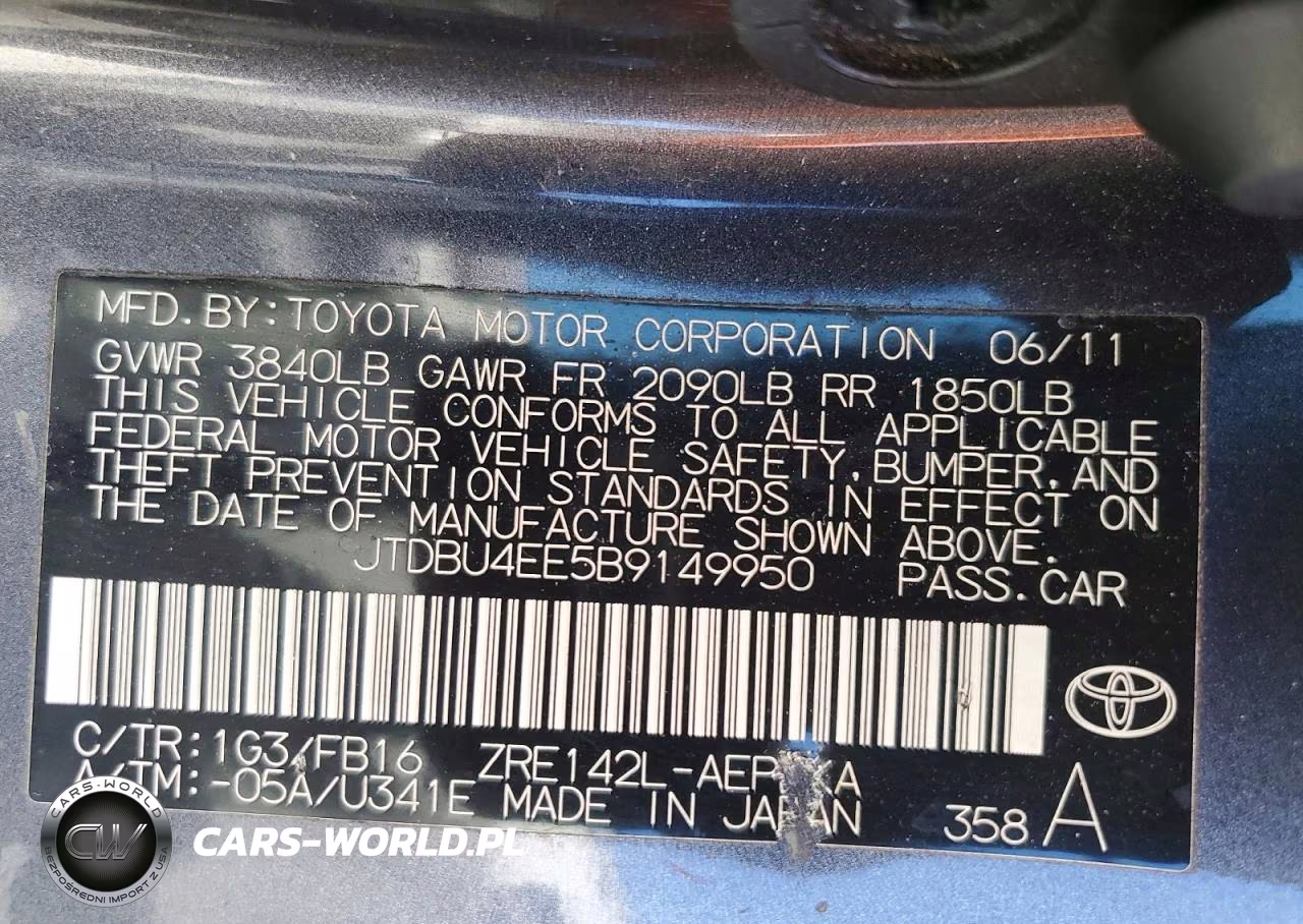 2011 Toyota Corolla Le VIN:JTDBU4EE5B9149950 - 13