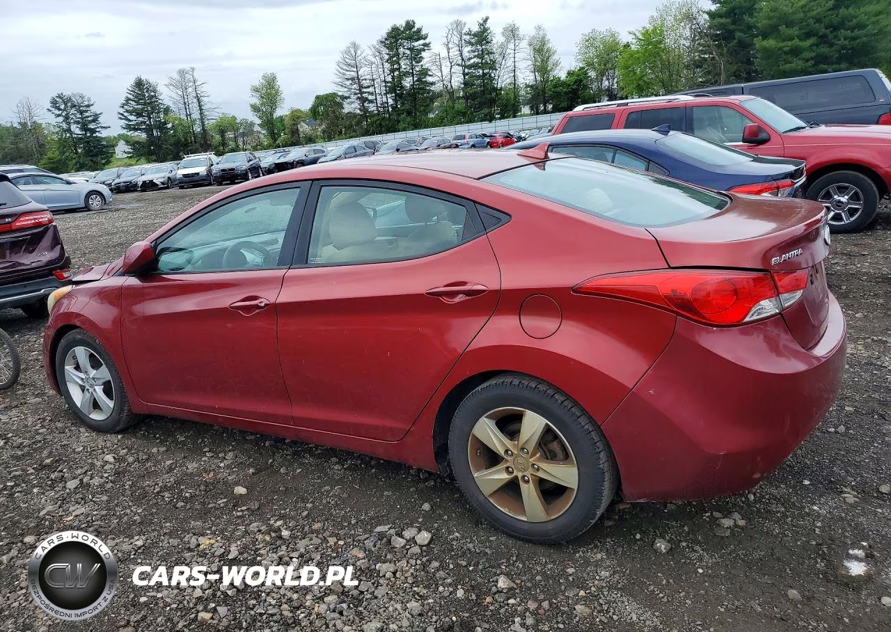 2013 Hyundai Elantra Gls VIN:5NPDH4AE0DH396046 - 2