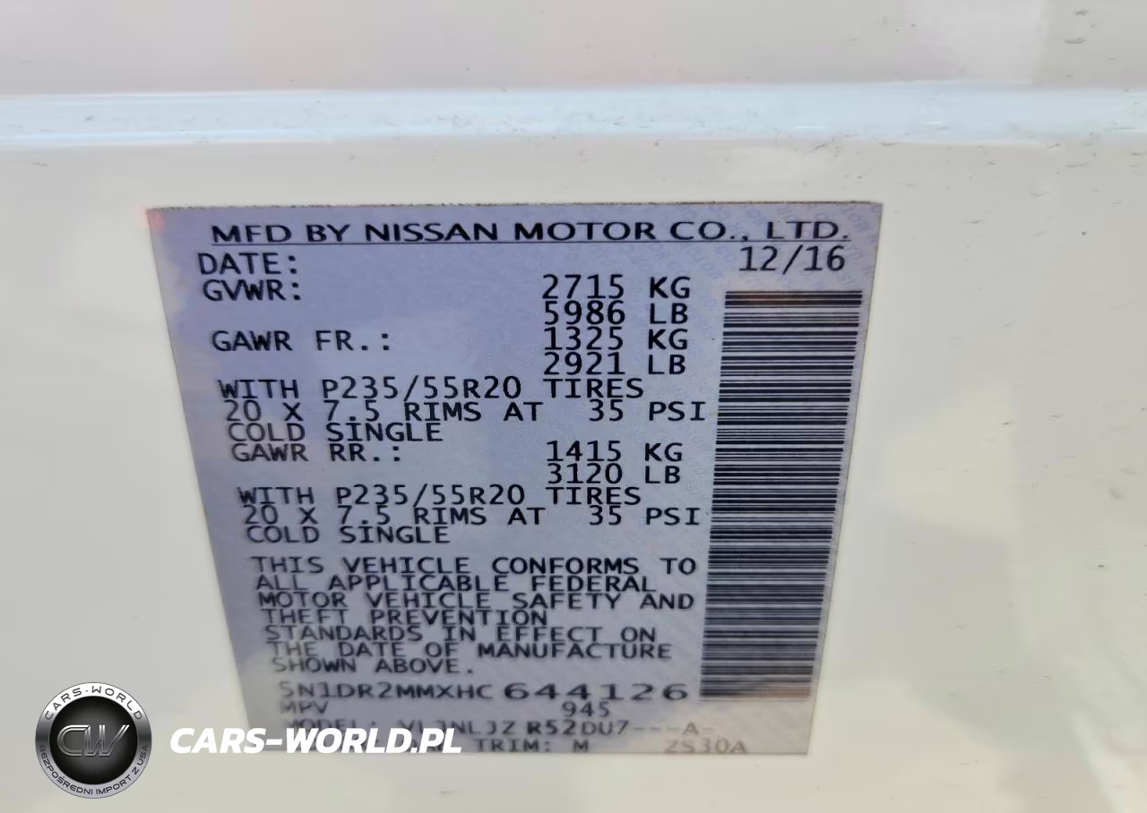 2017 Nissan Pathfinder Platinum VIN:5N1DR2MMXHC644126 - 13