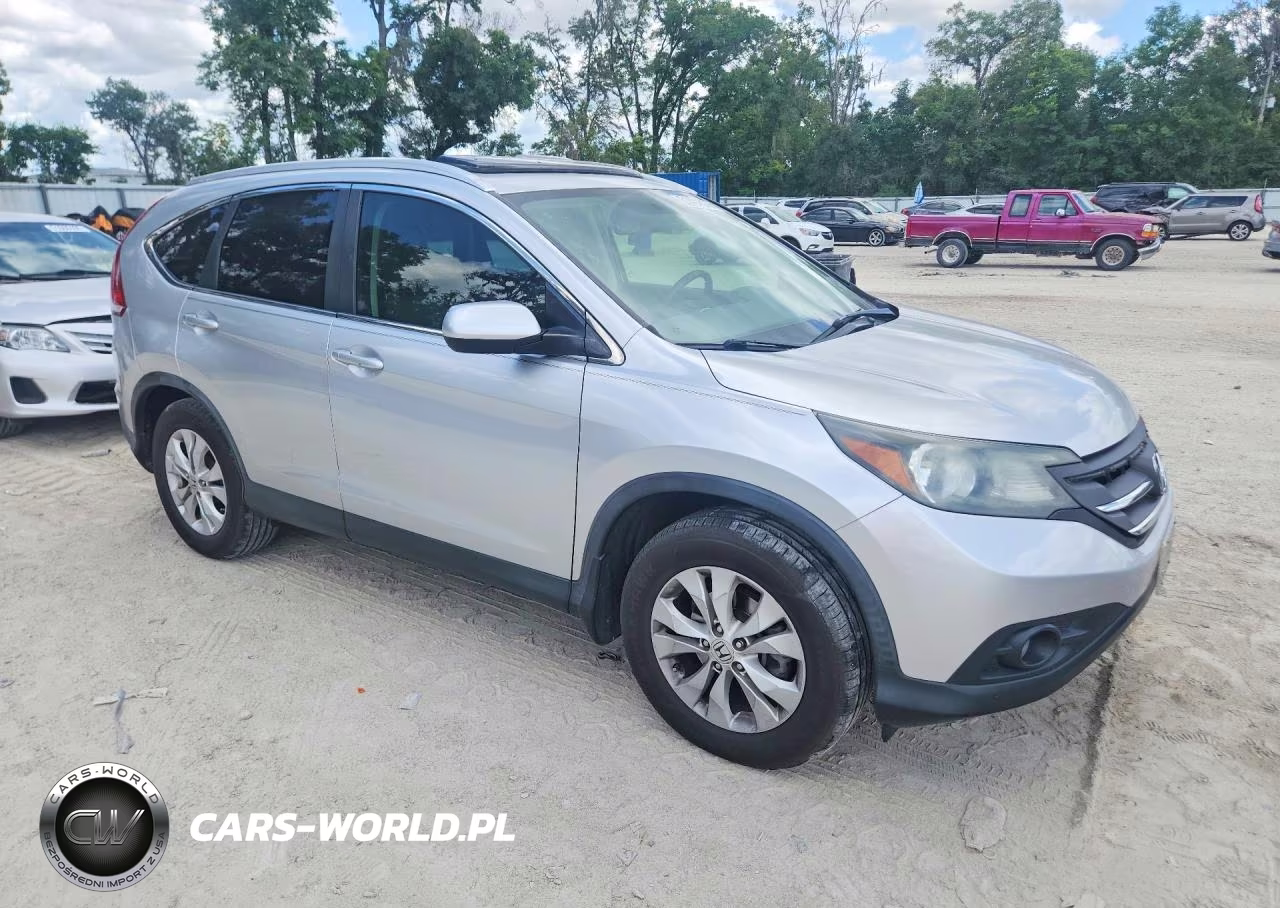 2013 Honda Cr-V Exl VIN:2HKRM4H75DH613390 - 4