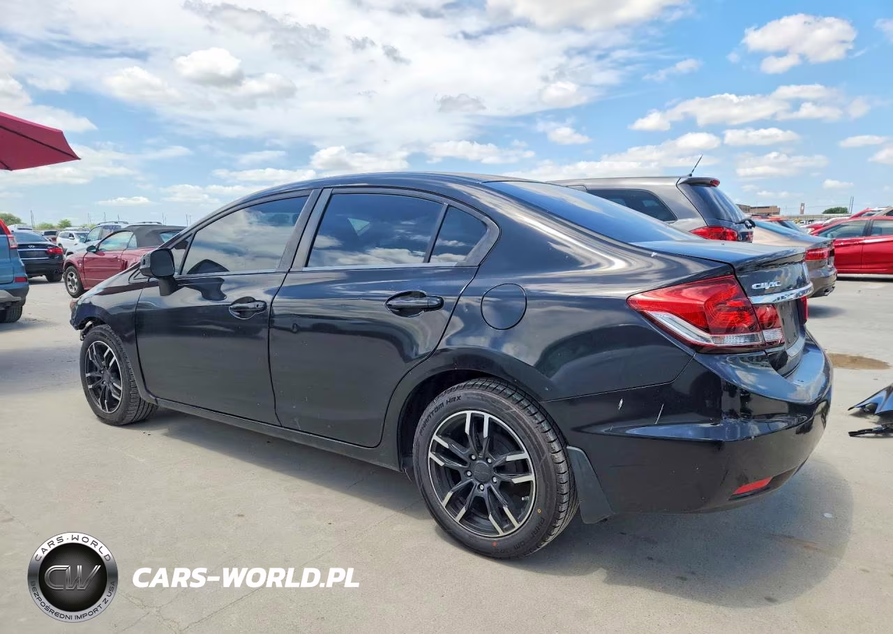 2013 Honda Civic Lx VIN:2HGFB2F55DH596440 - 2