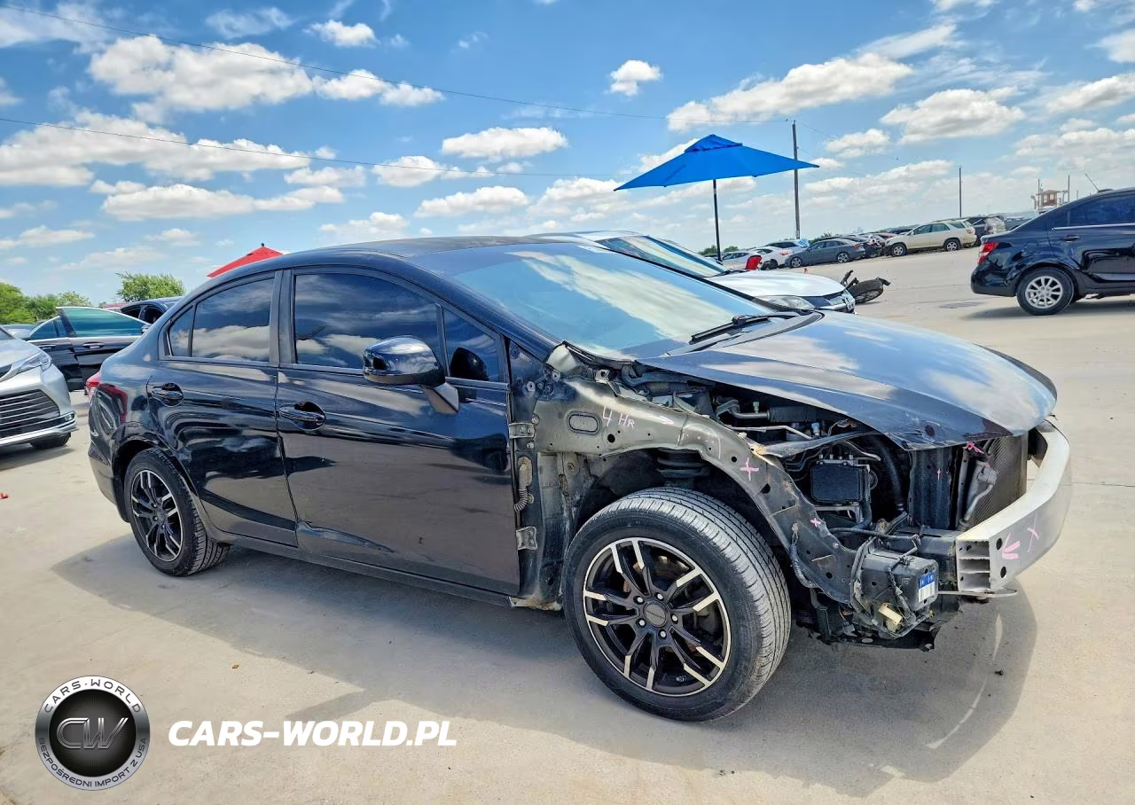 2013 Honda Civic Lx VIN:2HGFB2F55DH596440 - 4