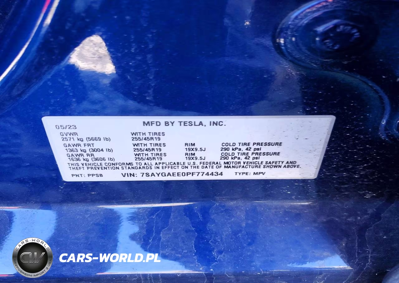 2023 Tesla Model Y VIN:7SAYGAEE0PF774434 - 13
