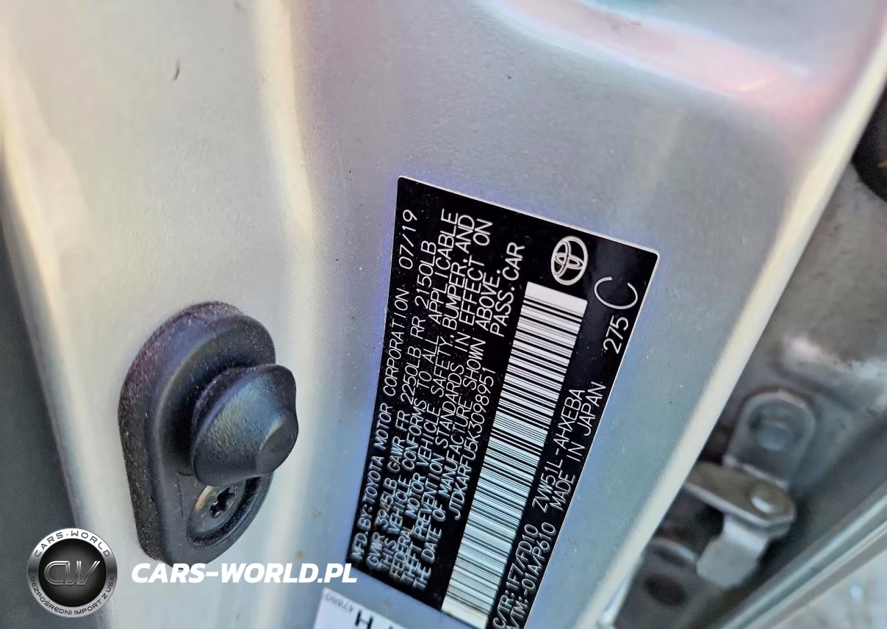 2019 Toyota Prius Le VIN:JTDKARFU5K3098951 - 12