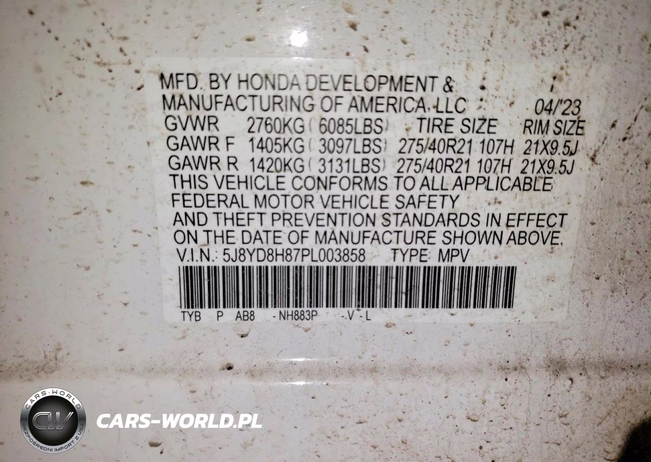 2023 Acura Mdx Type S Advance VIN:5J8YD8H87PL003858 - 13