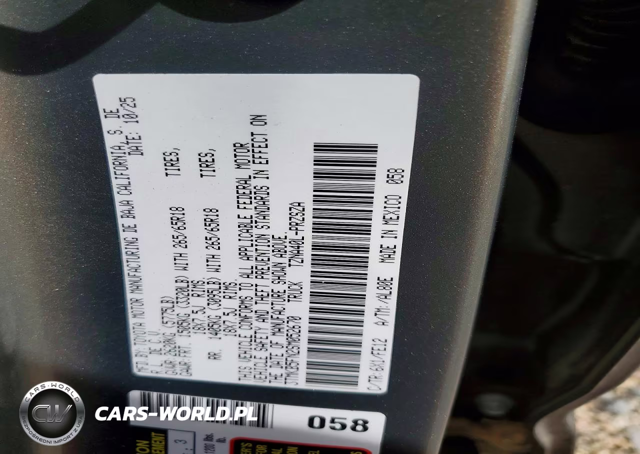 2025 Toyota Tacoma Trd Sport VIN:3TMKB5FN2SM052670 - 12