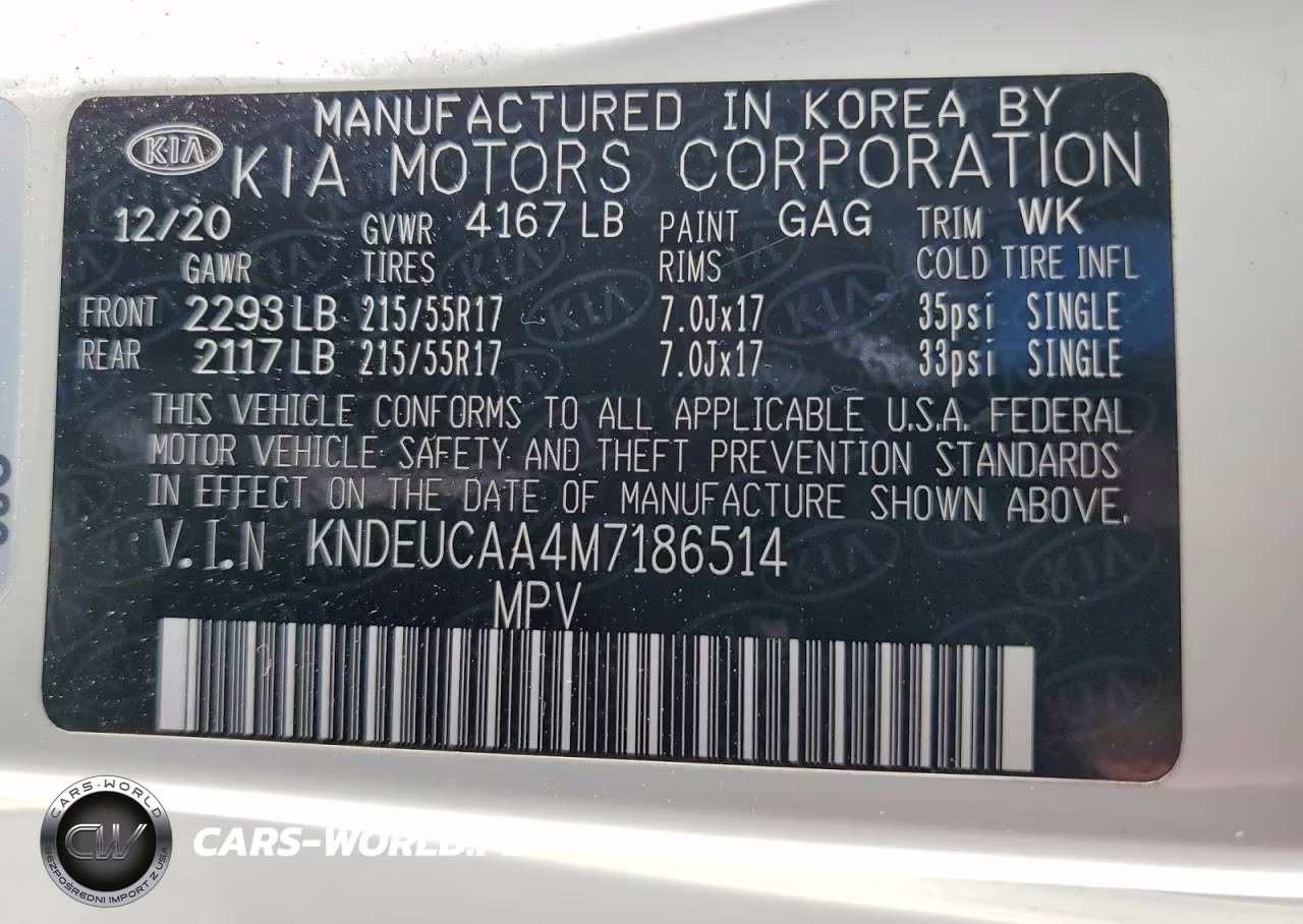 2021 Kia Seltos S VIN:KNDEUCAA4M7186514 - 14