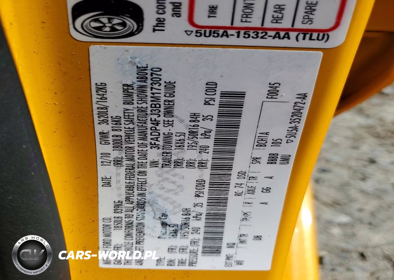 2011 Ford Fiesta Ses VIN:3FADP4FJ3BM173070 - 13
