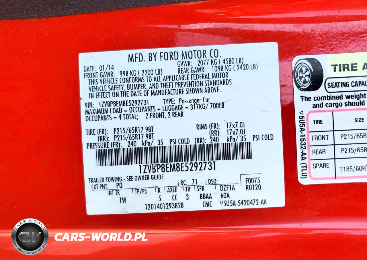 2014 Ford Mustang VIN:1ZVBP8EM8E5292731 - 13