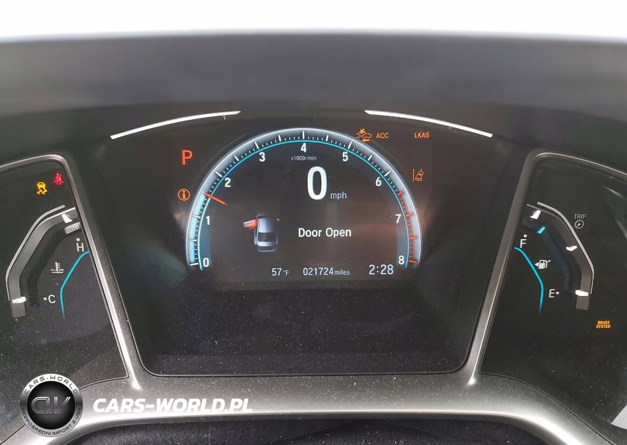 2019 Honda Civic Exl VIN:19XFC1F74KE211658 - 9